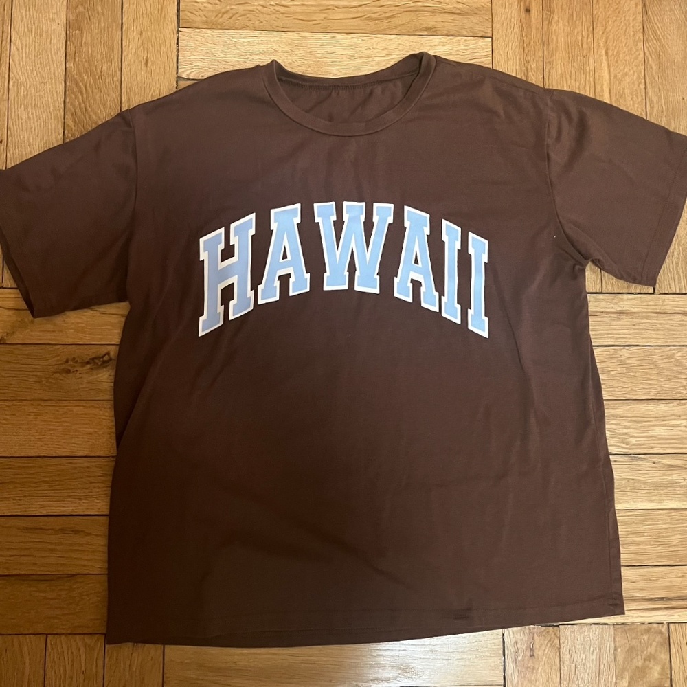 Brown Hawaii t-shirt